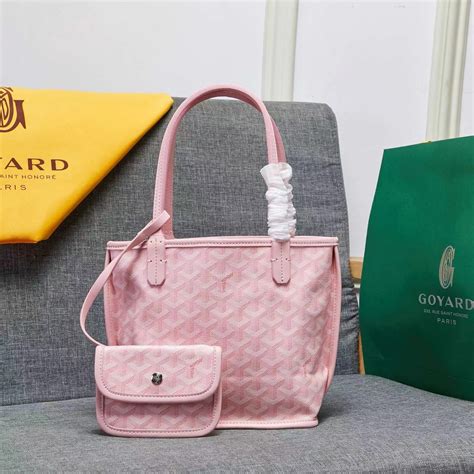 goyard pink bag mini|anjou mini bag goyard price.